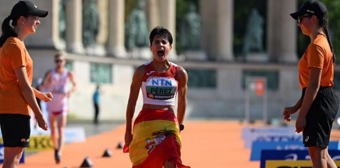 María Pérez becomes a legend of Spanish athletics