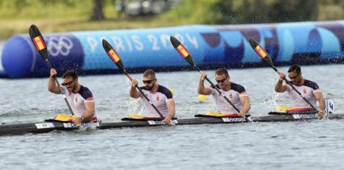 The Spanish K4 500 with Craviotto, Arévalo, Cooper and Germade (Photo: COE)