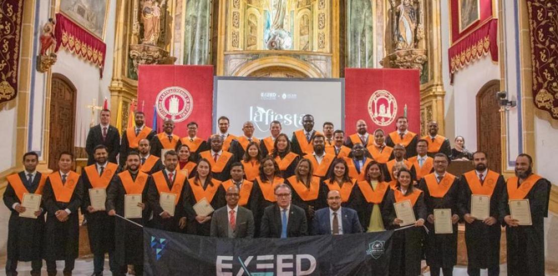 Graduation of Exeed College students at the Temple of Los Jerónimos Monastery