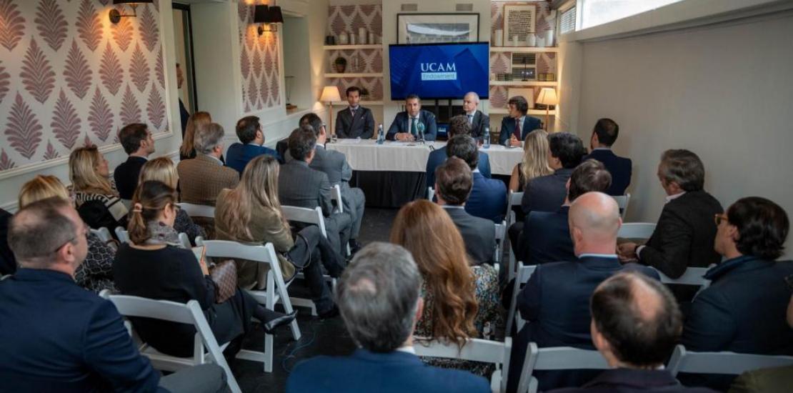 The presentation of the UCAM University Fund took place in Madrid