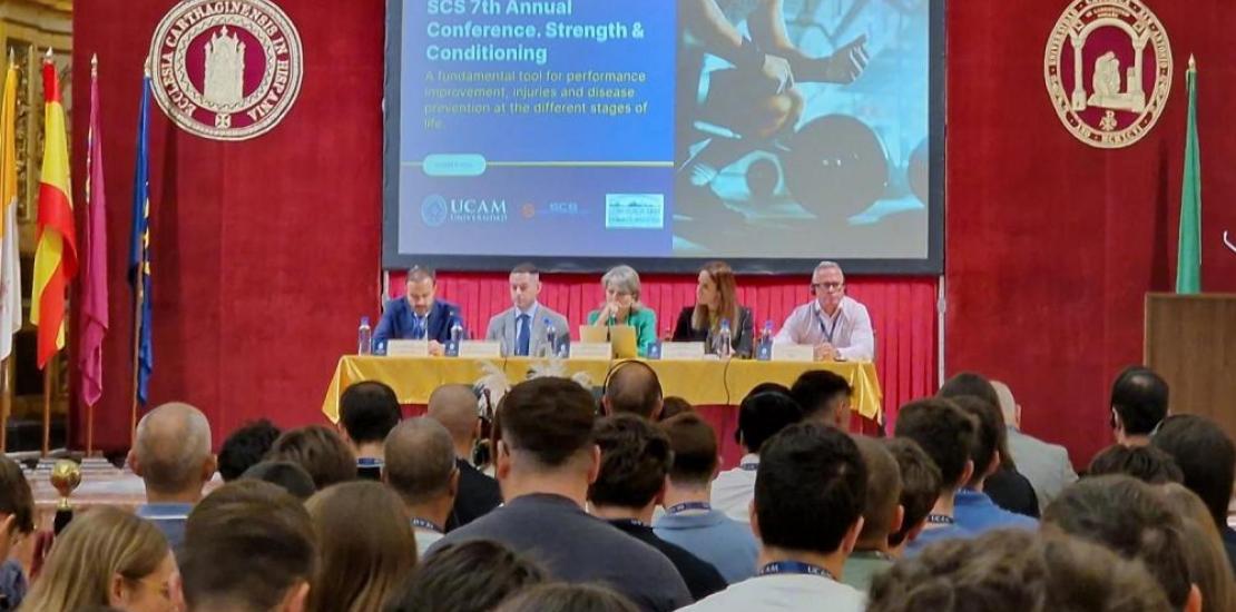 UCAM hosted the 7th Annual Conference of the Strength and Conditioning Society (SCS), which brought together the leading international experts in the field at the Murcia Campus.