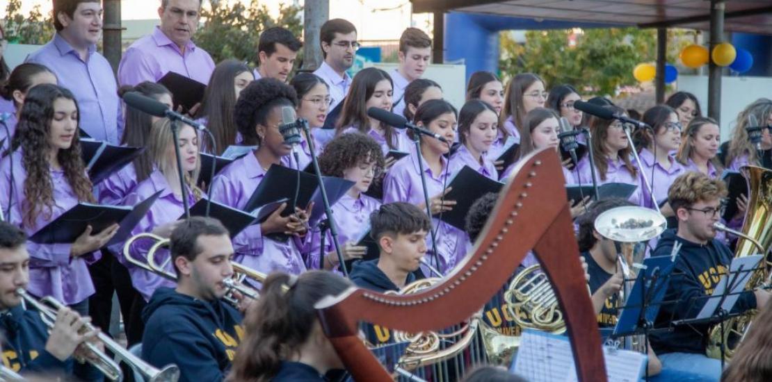 Concert by the UCAM Youth Orchestra and the University Section of the Discantus Choir on the Los Jerónimos Campus