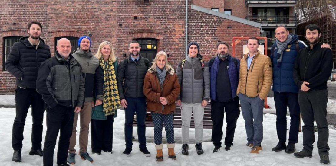 Participants of the European project Green Tennis after a meeting in Oslo, Norway.