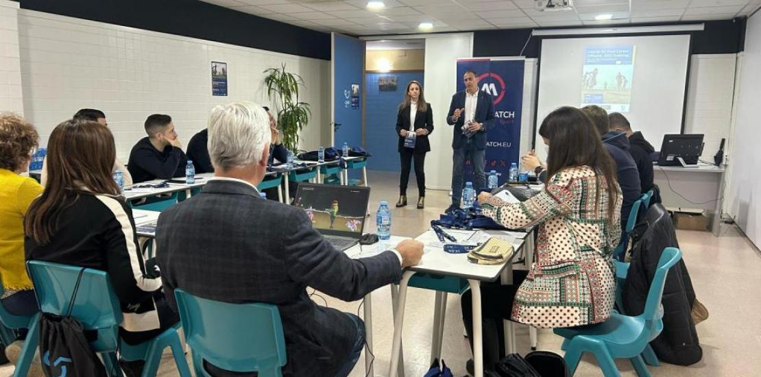First session of the AFTERMATCH 2.0. seminar at the High Performance Centre in Los Alcázares