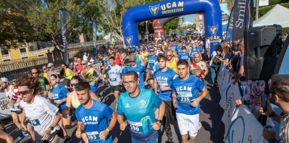 The start of the third UCAM Solidaria charity race (Photo: Antonio Martínez)