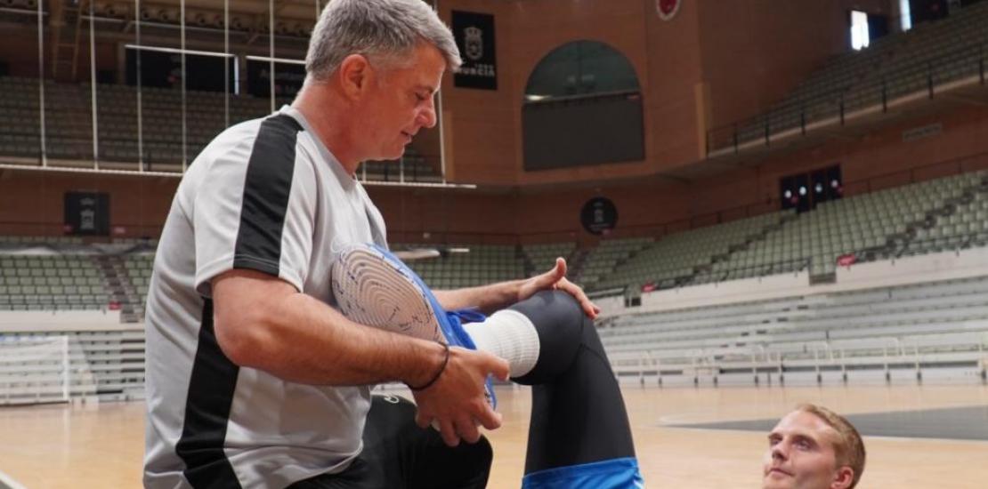 Rogelio Diz, a UCAM graduate, is a physiotherapist and coordinator of Medical Services at UCAM CB (Basketball Club).