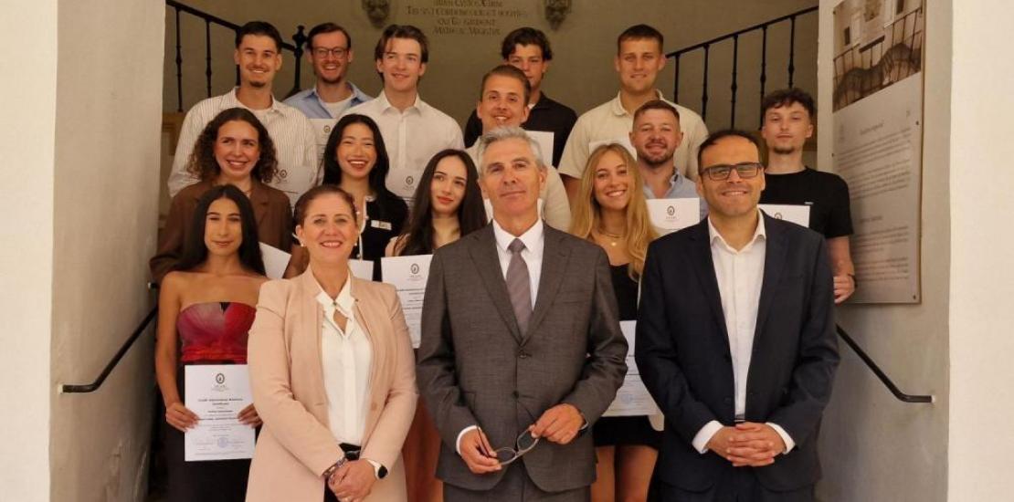 Graduation of FOM students after completing their training at UCAM