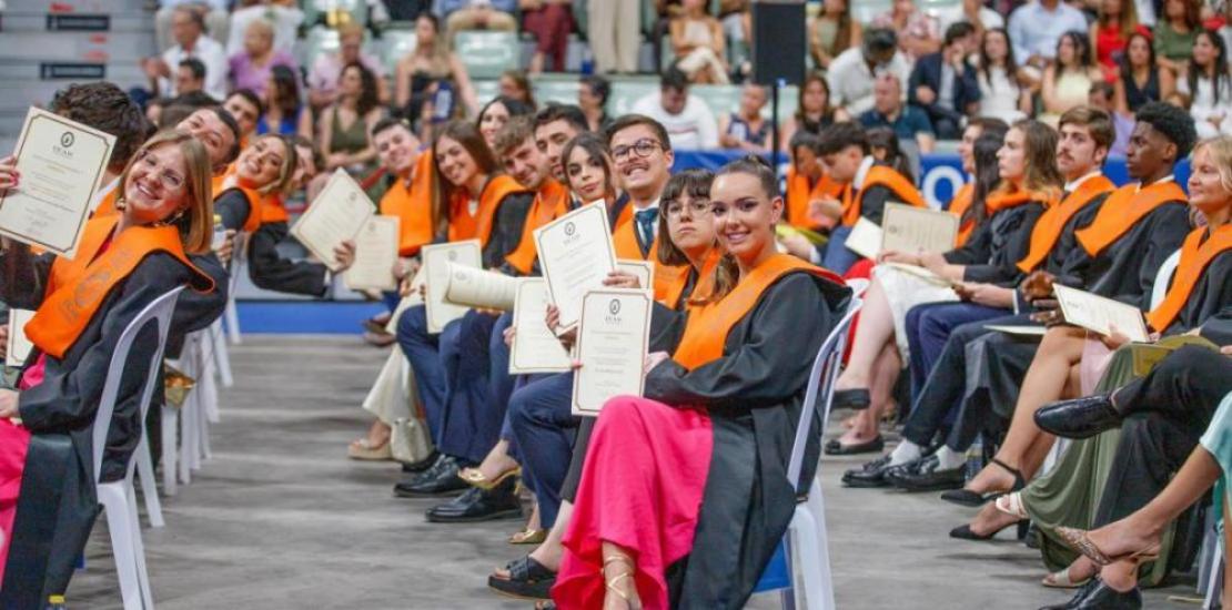 Photo from one of the graduation ceremonies of the 2024-2025 year