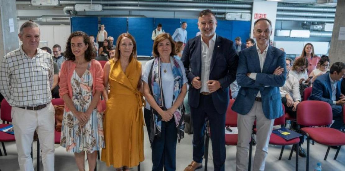 The representatives of partnering institutions at the NASA SpaceAPPS Challenge presentation at UCAM HiTech