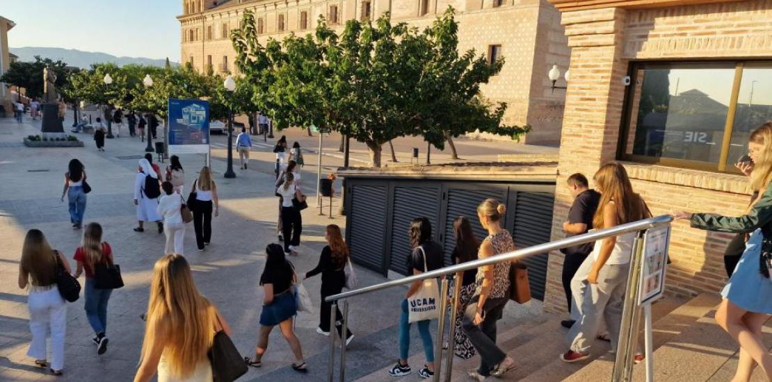 UCAM students at the Murcia Campus.