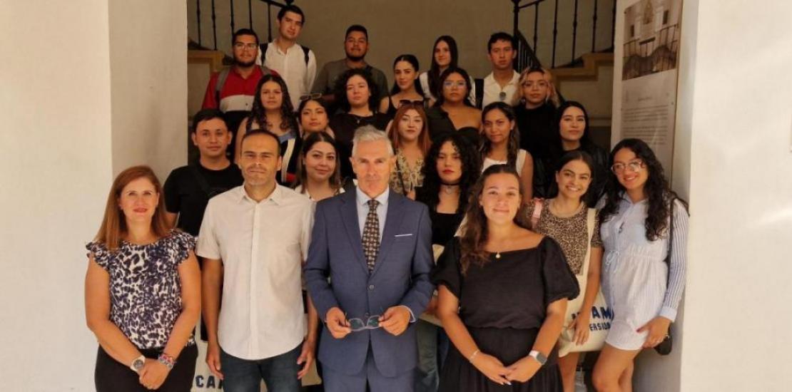 First day at UCAM for the Mexican students from Irapuato.