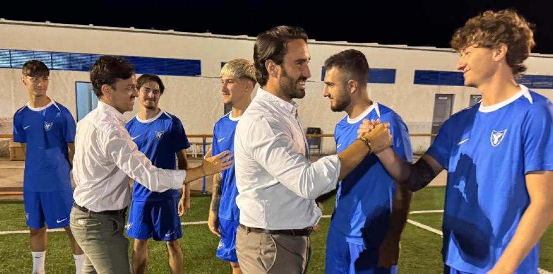 Players from the international UCAM Murcia CF