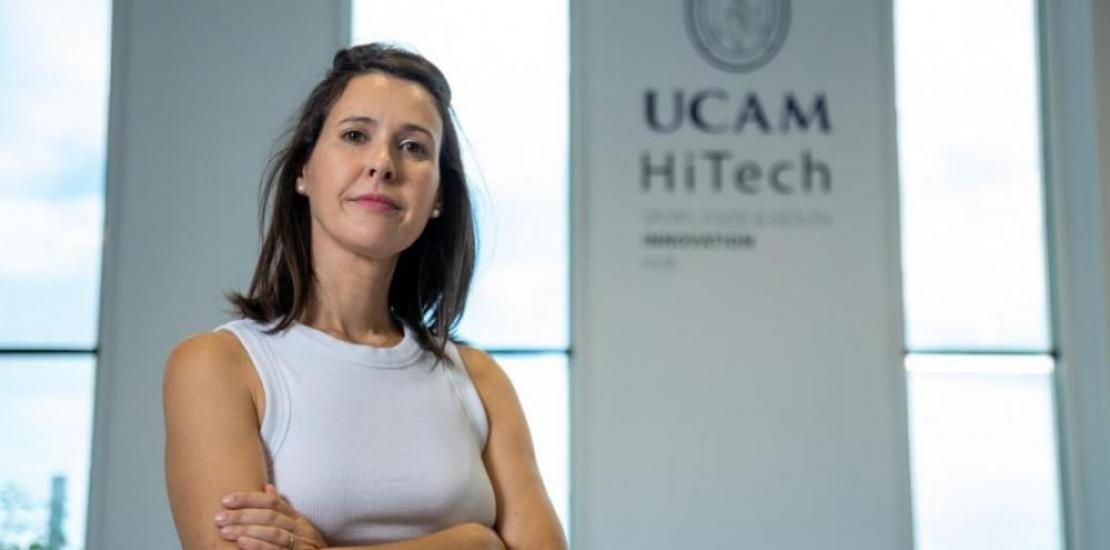 Adriana Ordóñez González at UCAM Hitech, where her laboratory is located