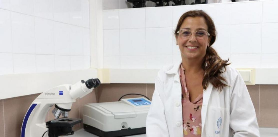 UCAM researcher Nuria Vela de Oro, who participates in the NEXRUR project