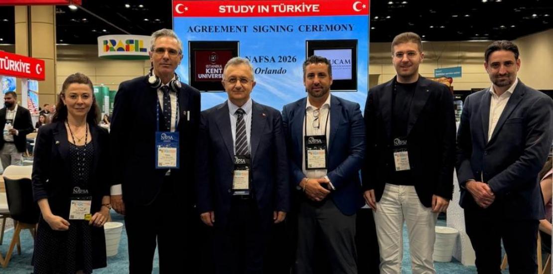 UCAM and Istanbul Kent University representatives.