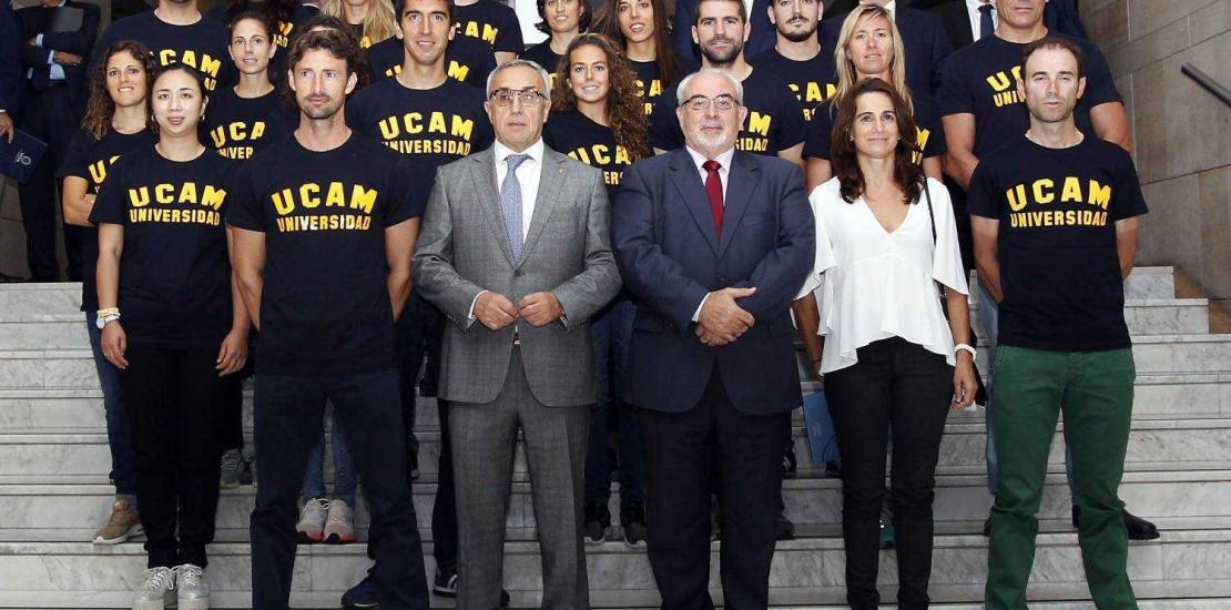 Alejandro Valverde, UCI World Tour n.1: “as a Murcian, it is a pride to see how UCAM supports Spanish sport”