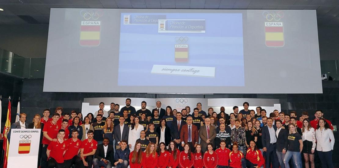 Prime Minister of Spain and the presidents of COE and UCAM affirm their compromise with the athletes Prime Minister of Spain and the presidents of COE and UCAM affirm their compromise with the athletes