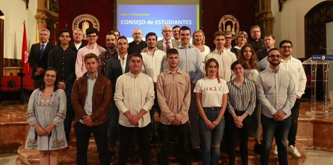 UCAM Student Council presented before the University UCAM Student Council presented before the University