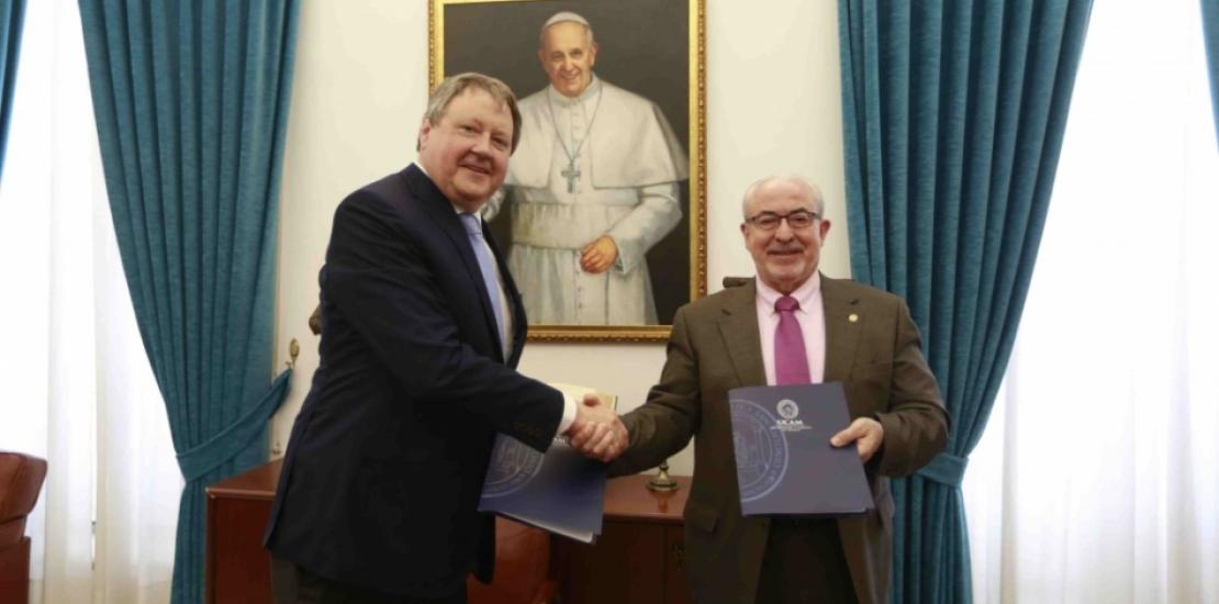 UCAM signs a new agreement with EU Business School