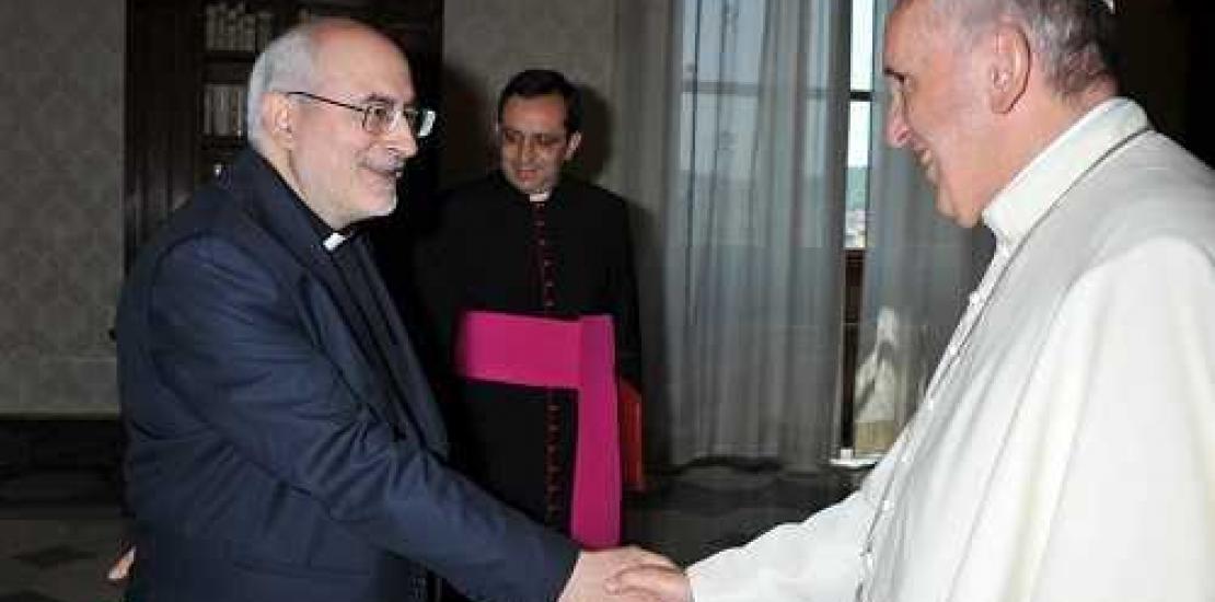 UCAM presents a training plan for charity workers in Latin America to the Pope UCAM presents a training plan for charity workers in Latin America to the Pope