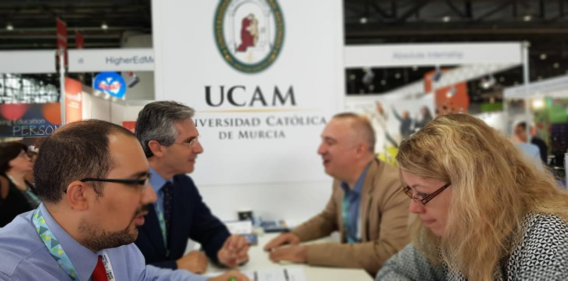 The UCAM participated in the EAIE, the most important university fair in Europe