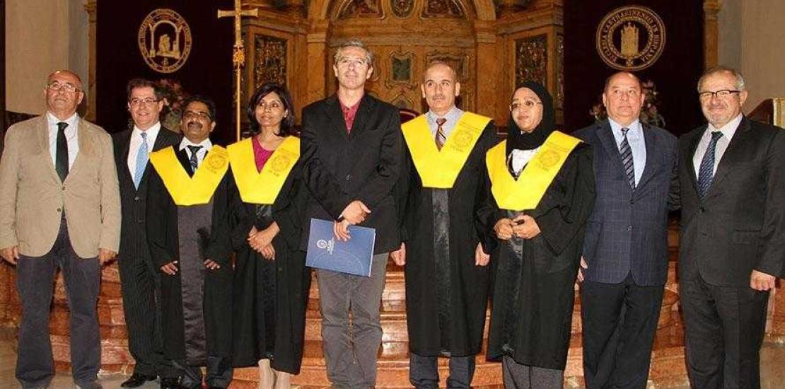 Doctors from UCAM's headquarters in Dubai graduate in Los Jeronimos Doctors from UCAM's headquarters in Dubai graduate in Los Jeronimos