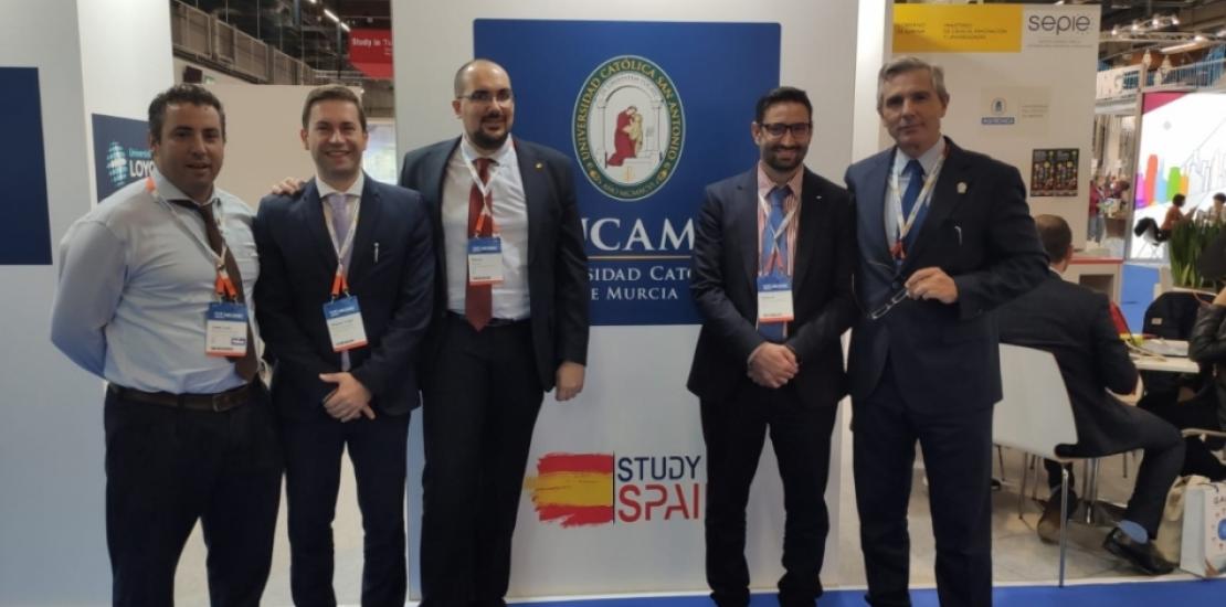 UCAM participates at the most important university fair in Europe UCAM participates at the most important university fair in Europe