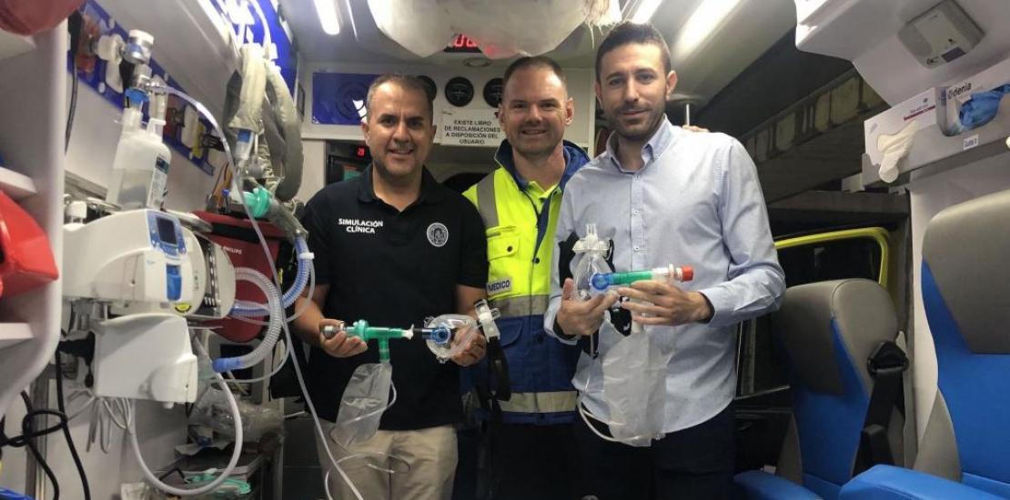Emergency experts of UCAM design an economical and effective respiratory device for COVID-19 patients Emergency experts of UCAM design an economical and effective respiratory device for COVID-19 patients