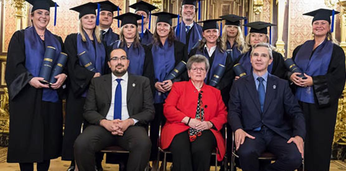 Graduation day for 11 UCAM students at EMCA Campus in Austria Graduation day for 11 UCAM students at EMCA Campus in Austria