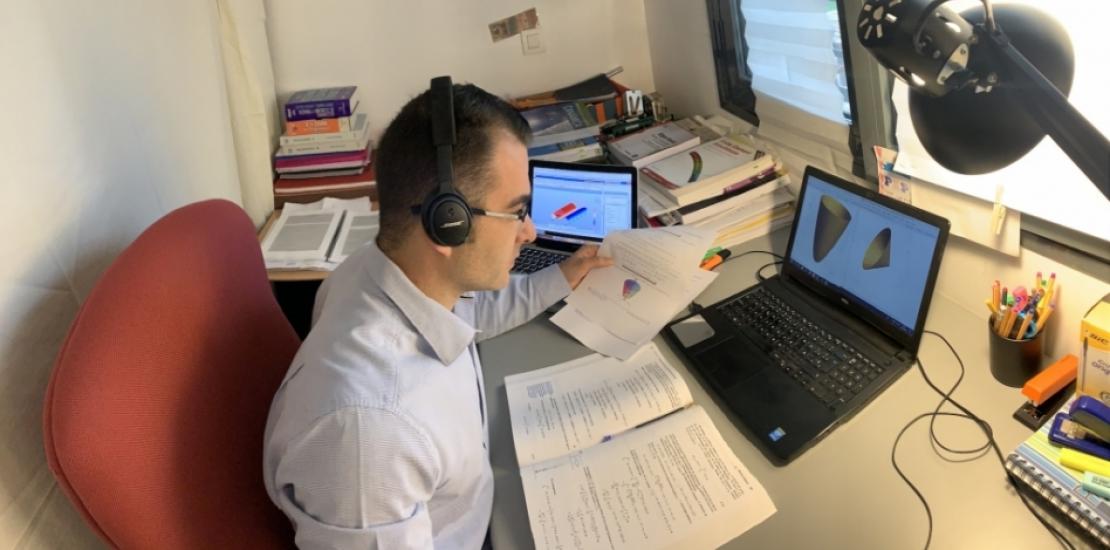 Around 14,000 on-campus students of UCAM received today their lessons online