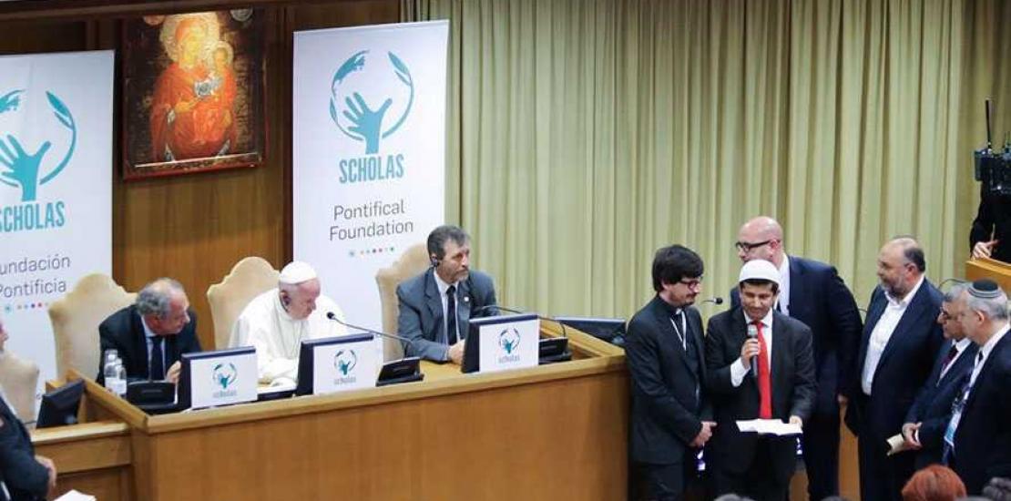 UCAM participates in a meeting with Pope Francis that aims to enhance the role of the universities in the world UCAM participates in a meeting with Pope Francis that aims to enhance the role of the universities in the world