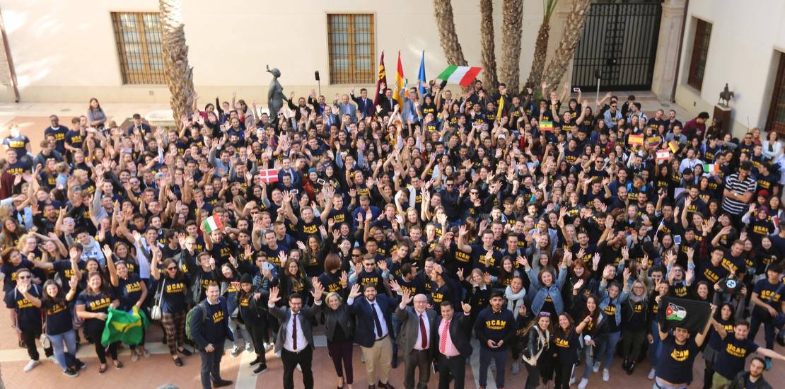 The President of the Region of Murcia welcomes 700 new UCAM international students The President of the Region of Murcia welcomes 700 new UCAM international students