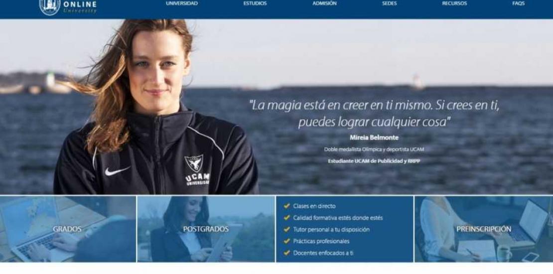 Ucamonline.net, UCAM’s response to the large demand for distance learning education Ucamonline.net, UCAM’s response to the large demand for distance learning education