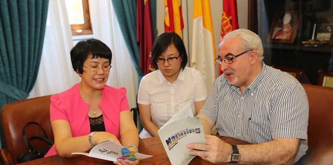 A delegation from the Chinese city Nanning meets UCAM A delegation from the Chinese city Nanning meets UCAM