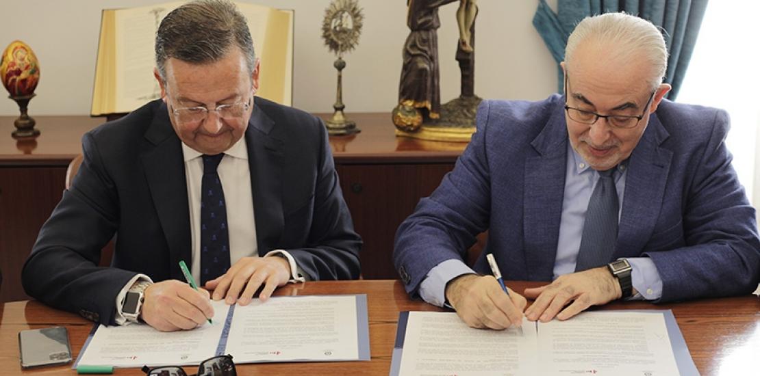 UCAM signs an agreement with the Construction Labour Foundation to complement the training of students and teachers of the Higher Polytechnic School
