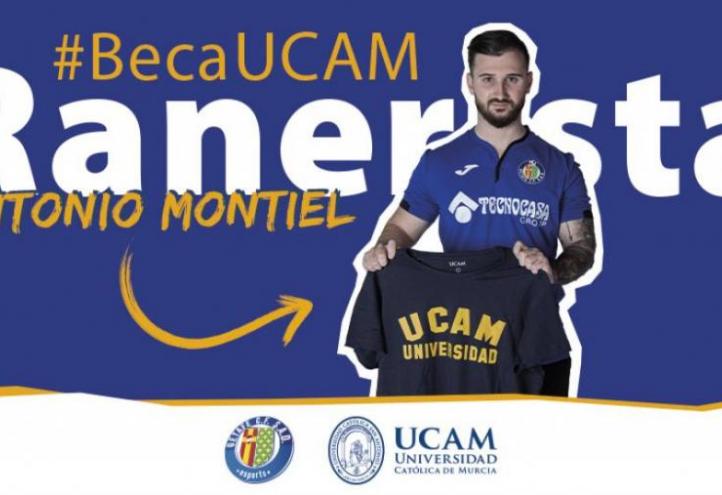 &#039;Ranerista&#039;, Getafe CF player in the eLaLiga Santander, becomes a new UCAM scholarship holder.
