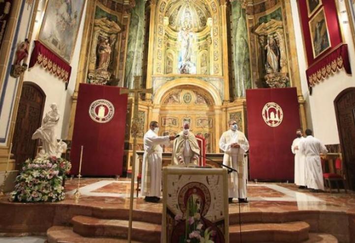 The liturgical celebration was presided over by the priest José Alberto Cánovas, vice-rector of Religious Affairs at UCAM