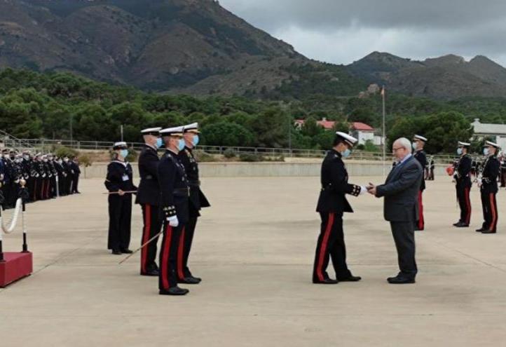 He has received this recognition on the 485th anniversary of the creation of the Marine Infantry, because of his &quot;special relationship with the Corps and what it represents, as well as his affinity to our values and principles&quot;.