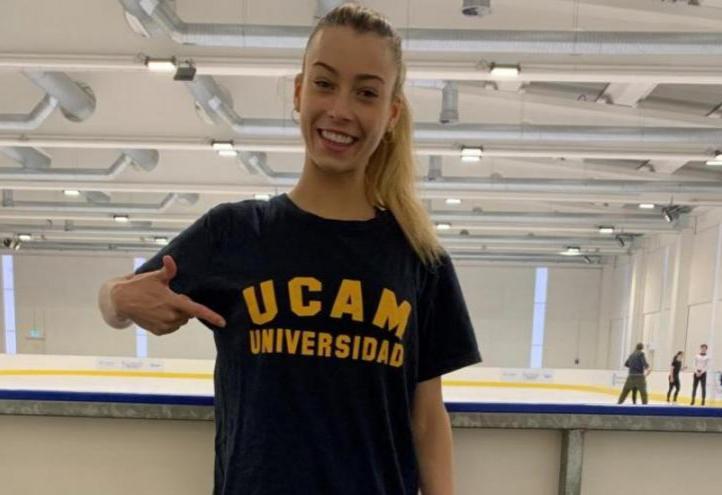 The ice-skater Laura Barquero will be the first Spanish ice-skater in history to compete in the pairs category, alongside Marco Zandron