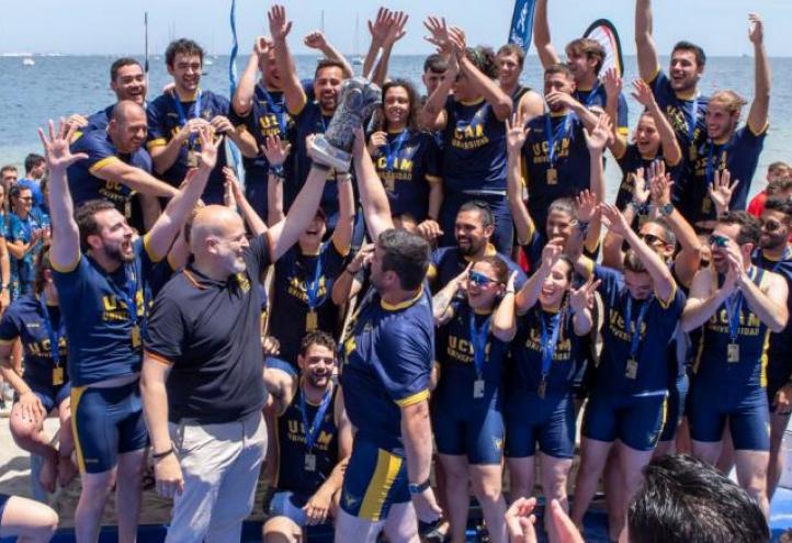 The Universidad Católica paddlers took the four gold medals and once again won the traditional championship against Universidad de Murcia, Universidad Politécnica de Cartagena and Academia General del Aire