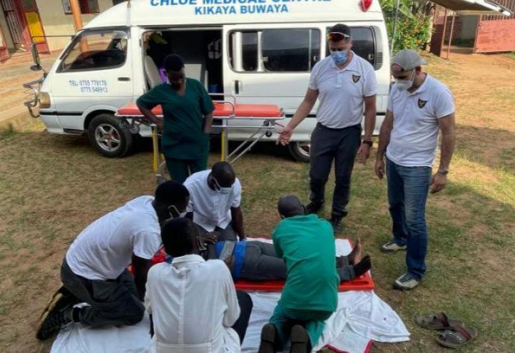 Patients transfer in Uganda