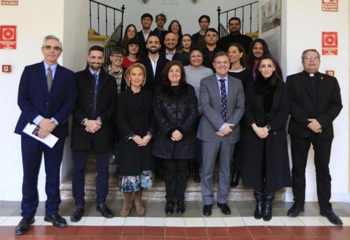 UCAM President María Dolores García welcomes the new Student Council