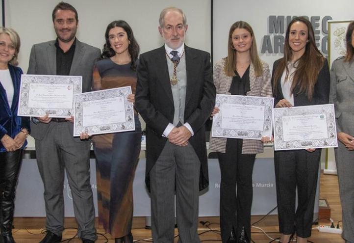 The Royal Academy of Medicine awards prizes to two students and two lecturers from UCAM