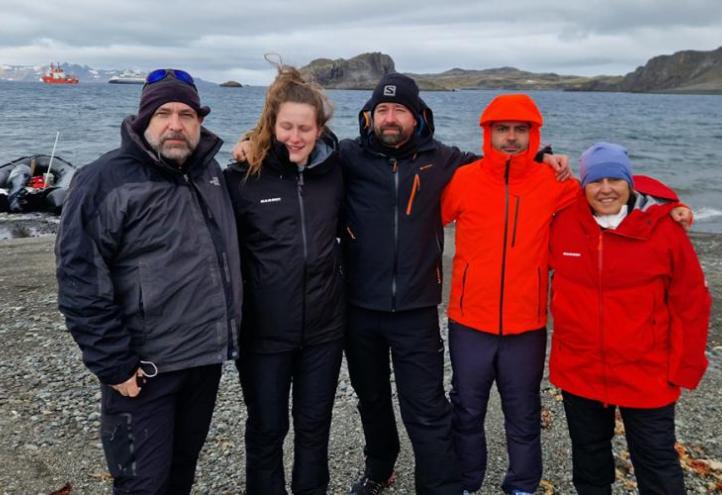 Hesperides takes Fernando Berenguer, a UCAM researcher, to Antarctica