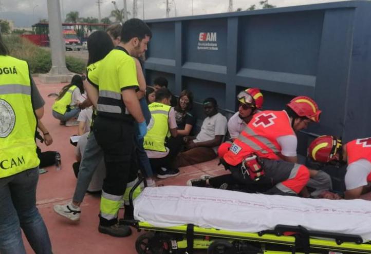 UCAM conducts mass casualty simulation at the Firefighters’ School in Murcia
