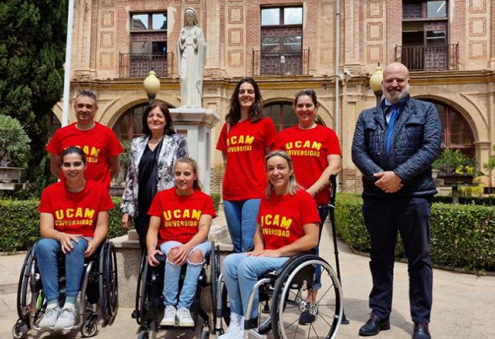 The UCAM Murcia BSR players, protagonists in the Spanish National Team that plays in the World Cup