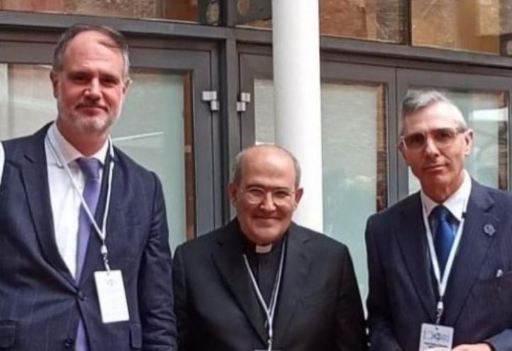 Pablo Blesa, Vice-Rector of International Relations, participating in the gathering of Catholic Universities in Rome.