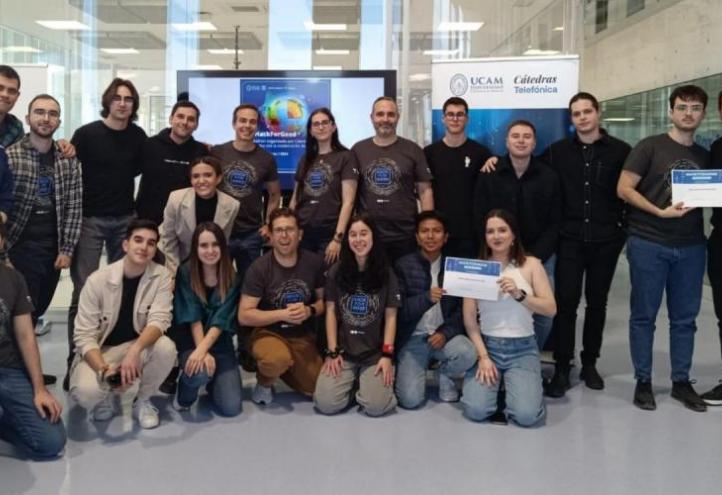 Group photo of some of the participants in the regional phase of HackForGood 2024.