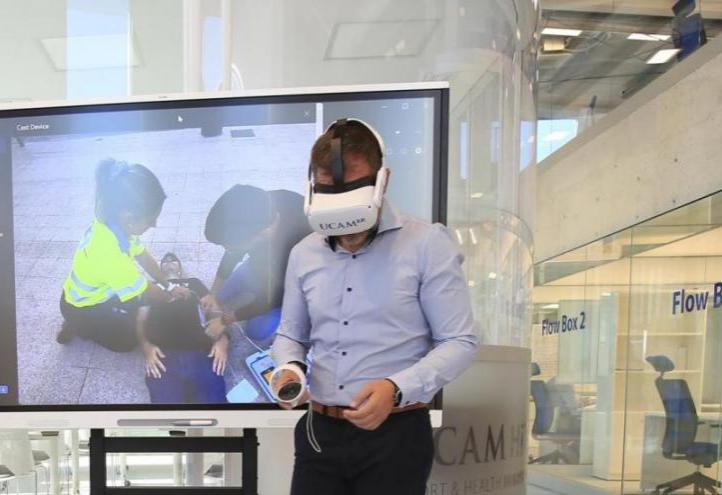 UCAM made interactive resources available to society so as to learn CPR.