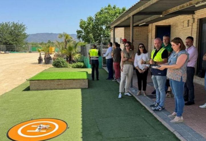 UCAM employees learn how to fly drones at the UCAM Drone Hub